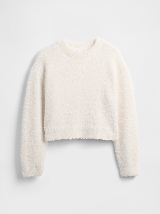 maglione girocollo con ciglia per bambini