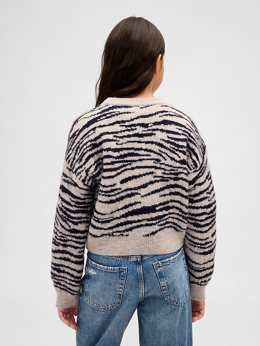 maglione girocollo rilassato per bambini