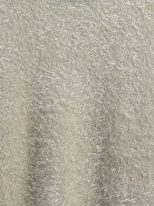 maglione girocollo con ciglia metallizzate per bambini