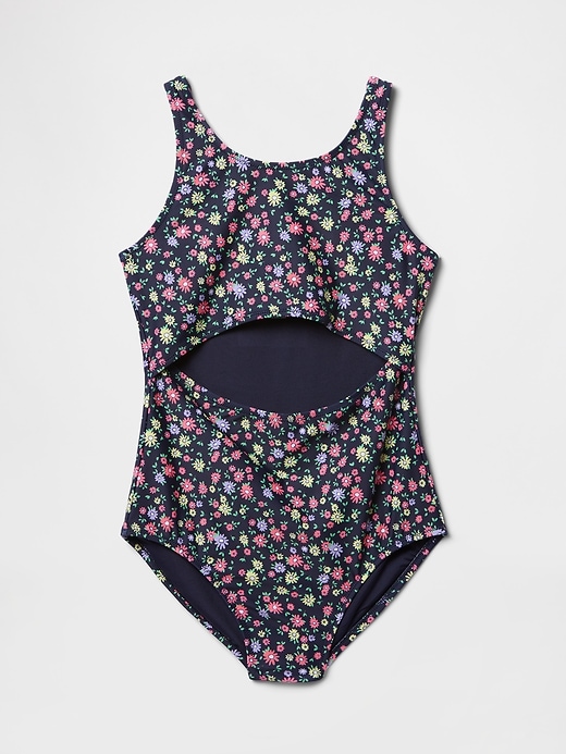 costume intero da bagno con ritaglio per bambini