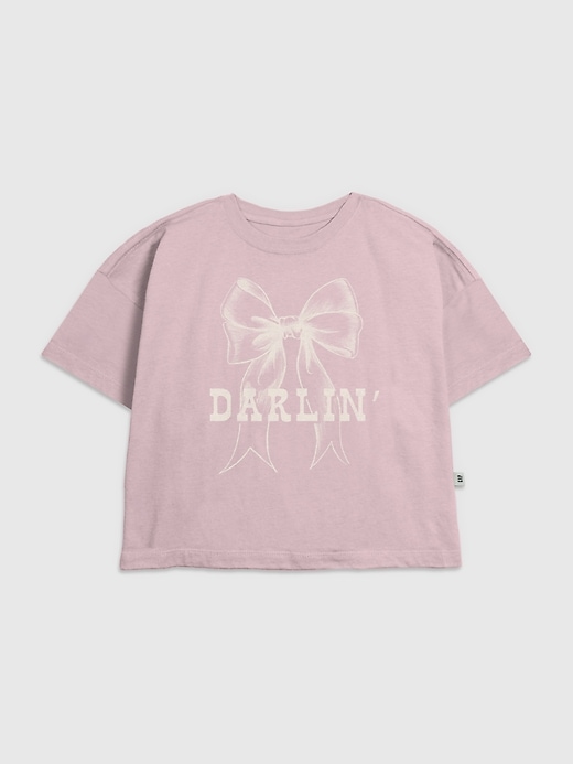 maglietta grafica darlin bow per bambini