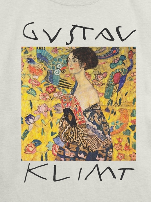 maglietta grafica artistica per bambini gustav klimt
