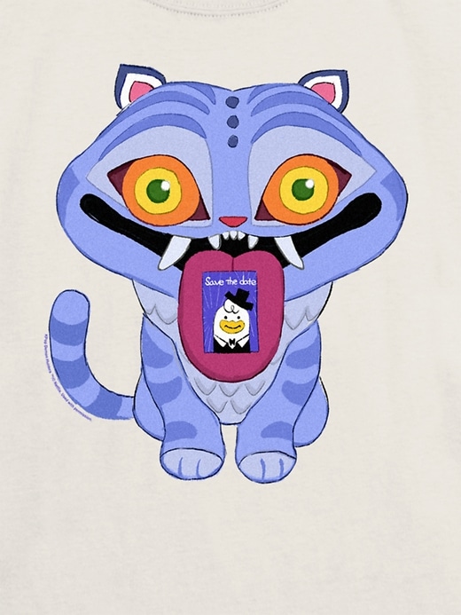 maglietta grafica k-pop per bambini demon hunters derpy