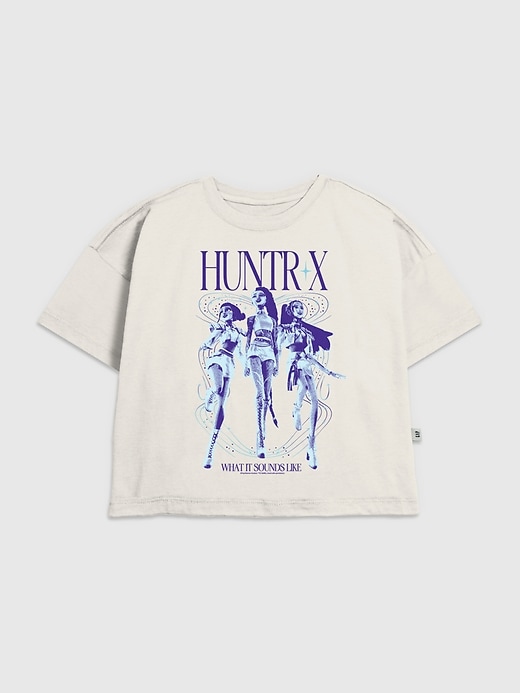 maglietta grafica per bambini k-pop demon hunters this is what it sounds like