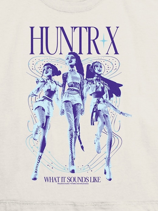 maglietta grafica per bambini k-pop demon hunters this is what it sounds like