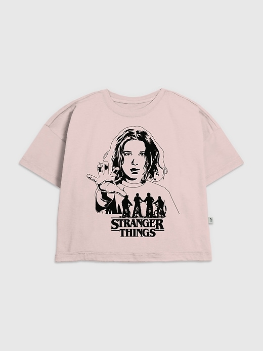 maglietta grafica per bambini stranger things hawkins bike ride