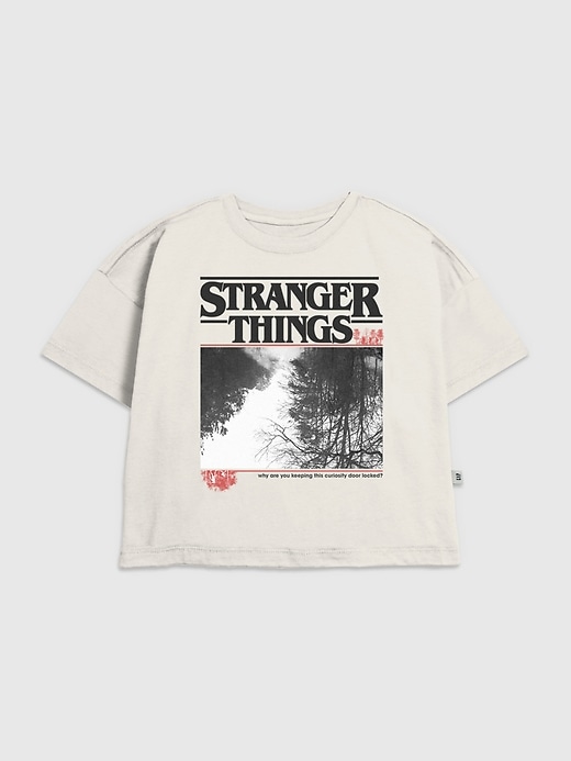 maglietta grafica per bambini stranger things upside down