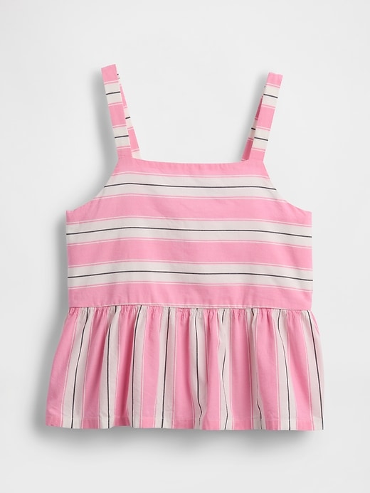 top peplo in popeline per bambini