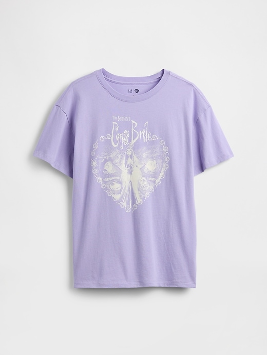 t-shirt grafica oversize per bambini con tunica