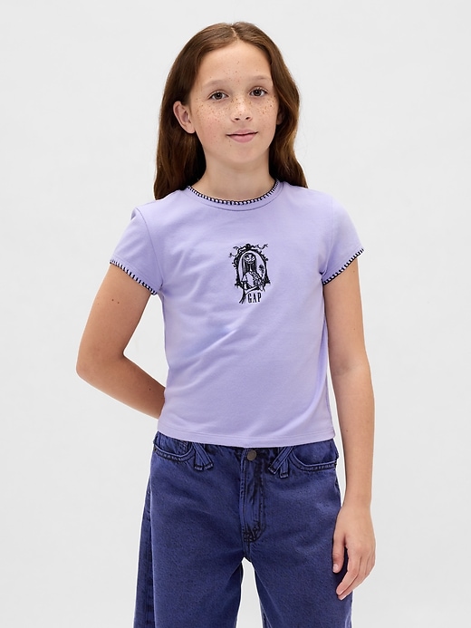 t-shirt grafica per bambini rimpicciolita the nightmare before christmas di tim burton di gap × disney
