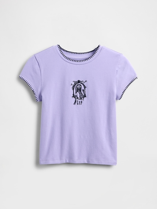 t-shirt grafica per bambini rimpicciolita the nightmare before christmas di tim burton di gap × disney