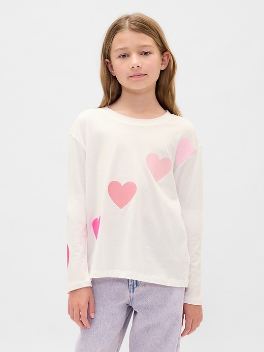 t-shirt grafica rilassata per bambini