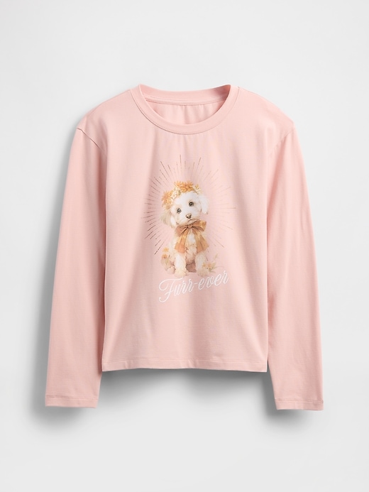 t-shirt grafica rilassata per bambini