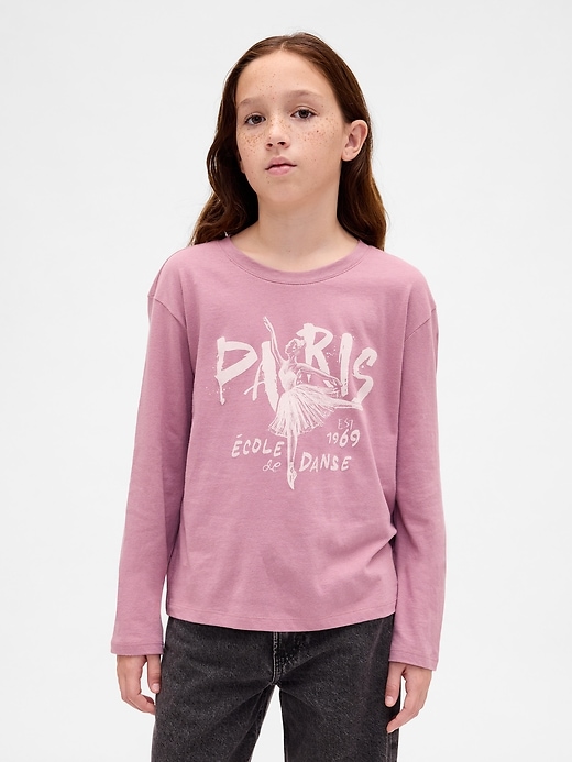 t-shirt grafica rilassata per bambini