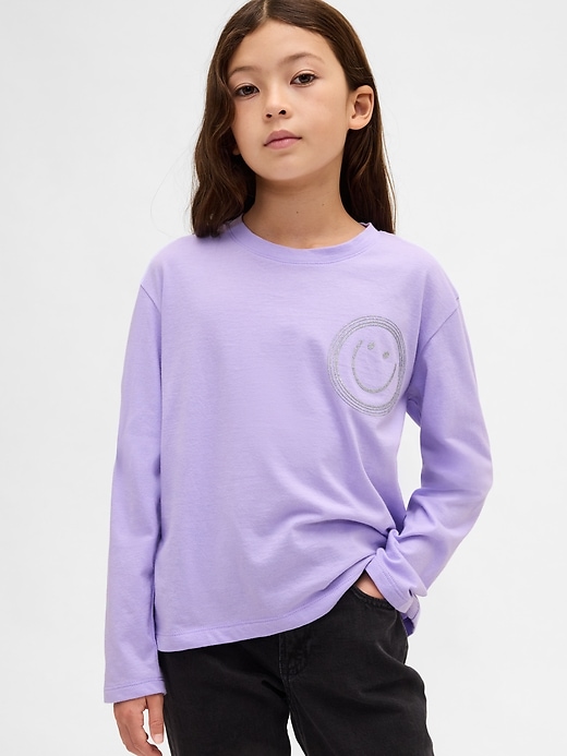 t-shirt grafica rilassata per bambini