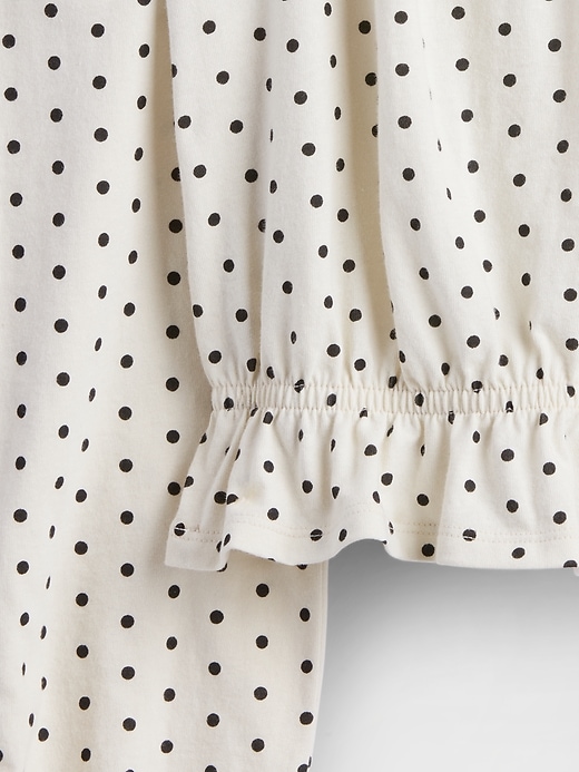 top peplo stropicciato per bambini