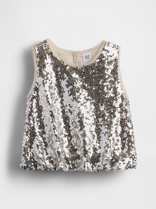 top a bolle con paillettes per bambini