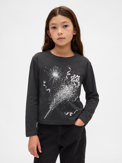 t-shirt grafica rilassata per bambini