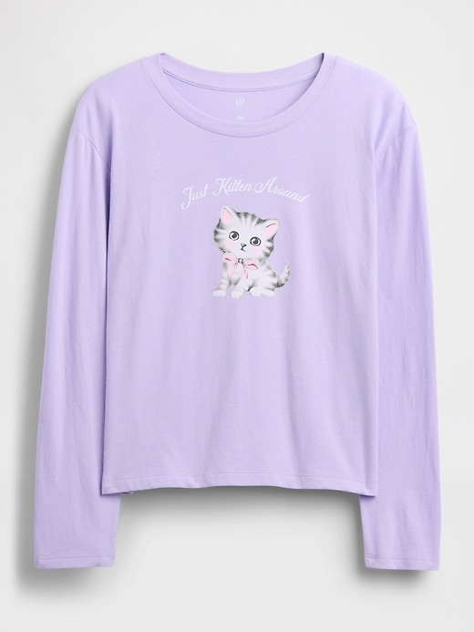 t-shirt grafica rilassata per bambini