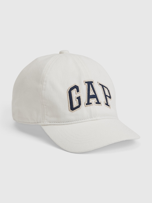 cappello da baseball per bambini in cotone biologico con logo ad arco gap