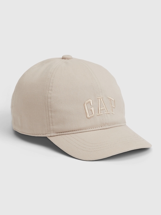 cappello da baseball per bambini in cotone biologico con logo ad arco gap
