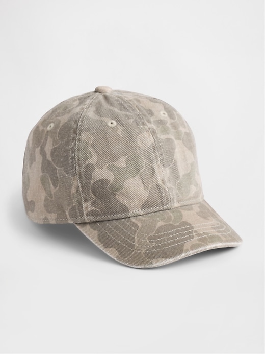 cappello da baseball mimetico in cotone biologico per bambini