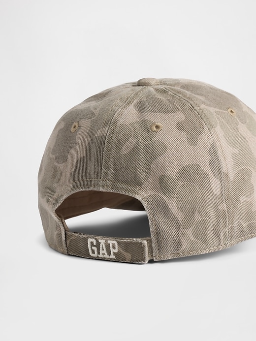 cappello da baseball mimetico in cotone biologico per bambini