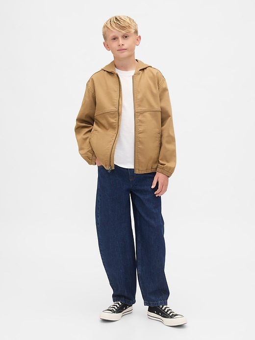 giacca in maglia di jeans per bambini