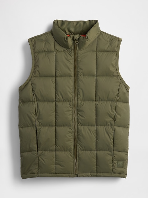 gilet imbottito leggero riciclato per bambini