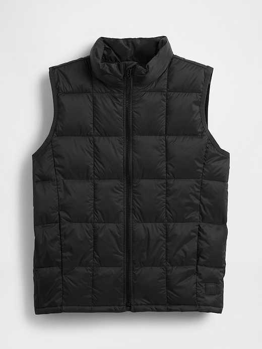 gilet imbottito leggero riciclato per bambini