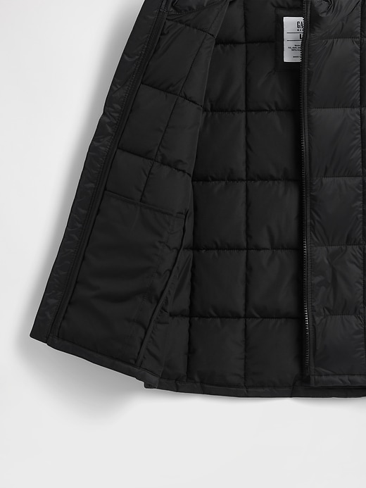 gilet imbottito leggero riciclato per bambini
