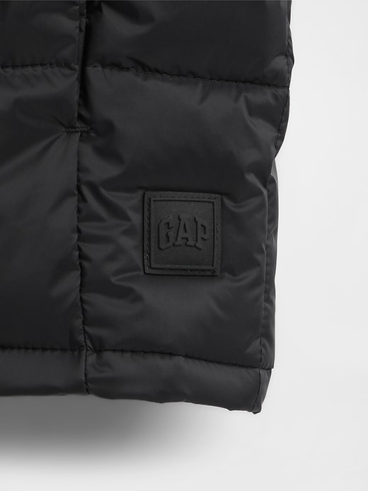 gilet imbottito leggero riciclato per bambini