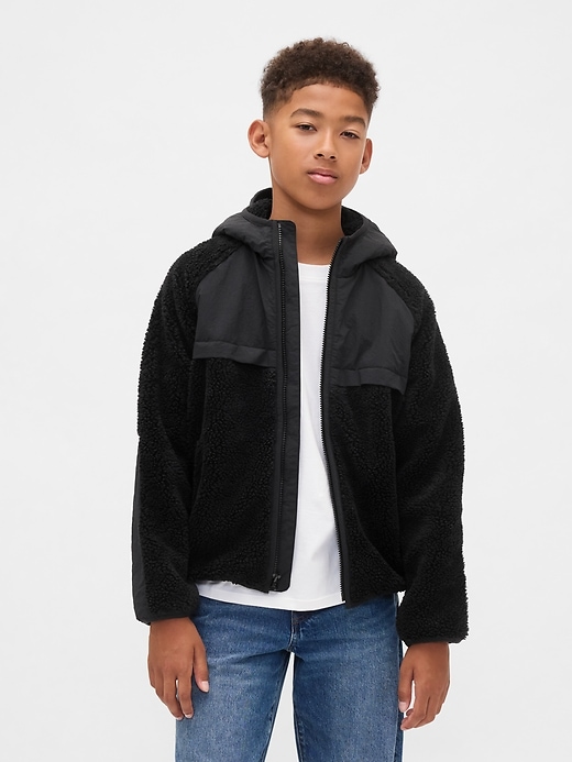 giacca sherpa per bambini