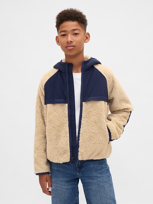 giacca sherpa per bambini