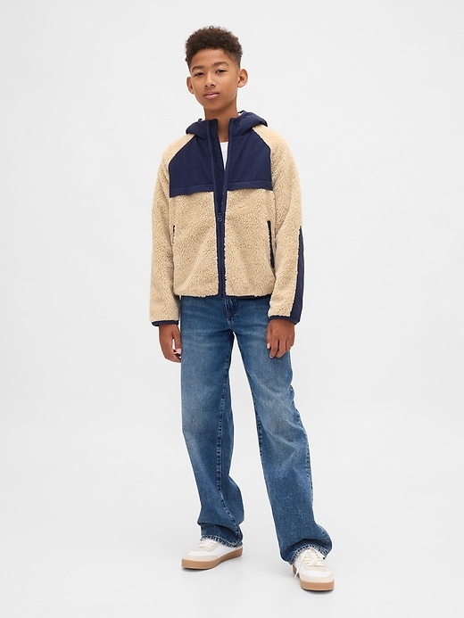 giacca sherpa per bambini
