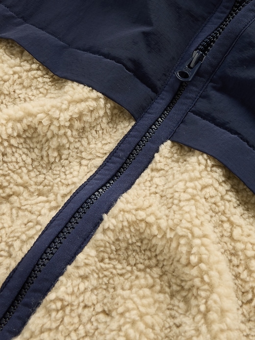 giacca sherpa per bambini