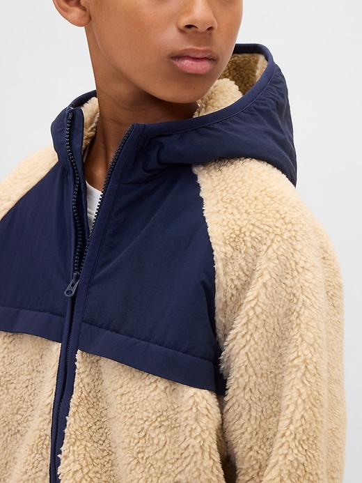 giacca sherpa per bambini