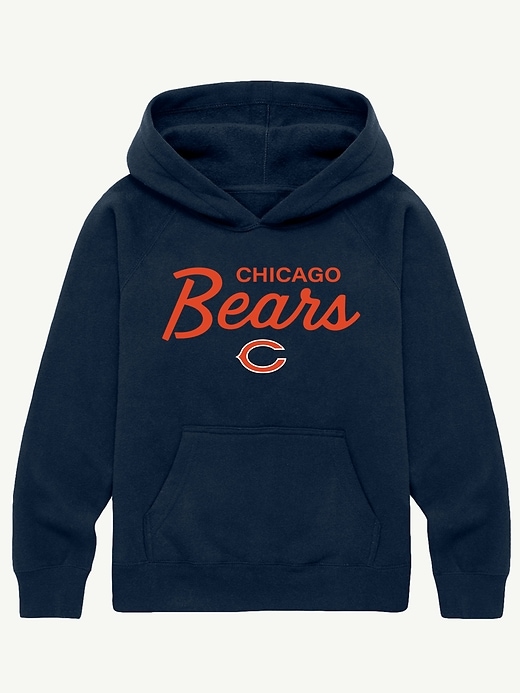 felpa con cappuccio e scritta nfl signature per bambini