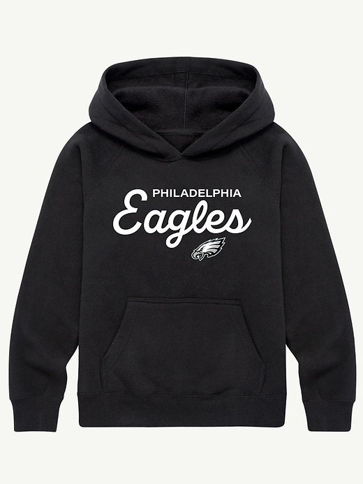 felpa con cappuccio e scritta nfl signature per bambini