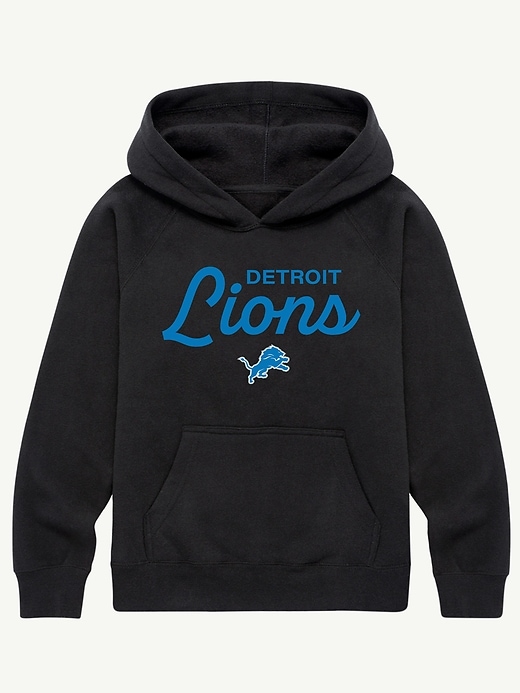 felpa con cappuccio e scritta nfl signature per bambini