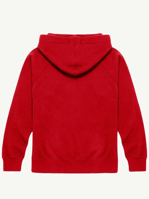 felpa con cappuccio e scritta nfl signature per bambini