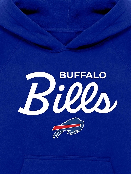 felpa con cappuccio e scritta nfl signature per bambini