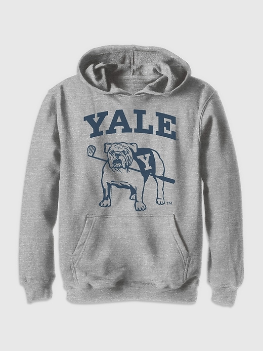 felpa grafica per bambini della yale university