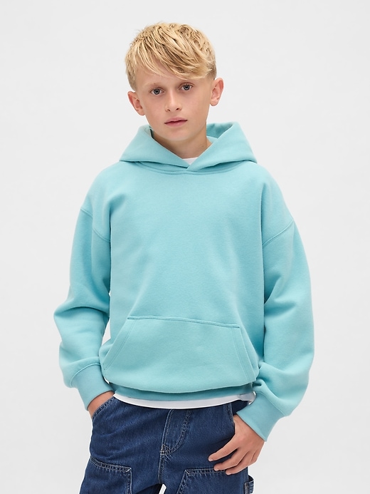 felpa con cappuccio rilassata vintagesoft per bambini