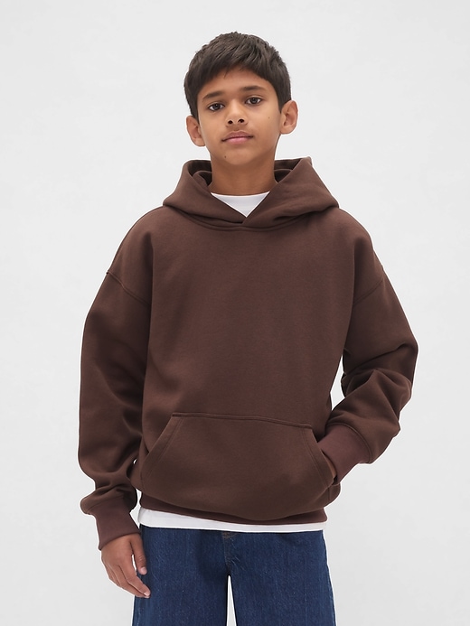 felpa con cappuccio rilassata vintagesoft per bambini