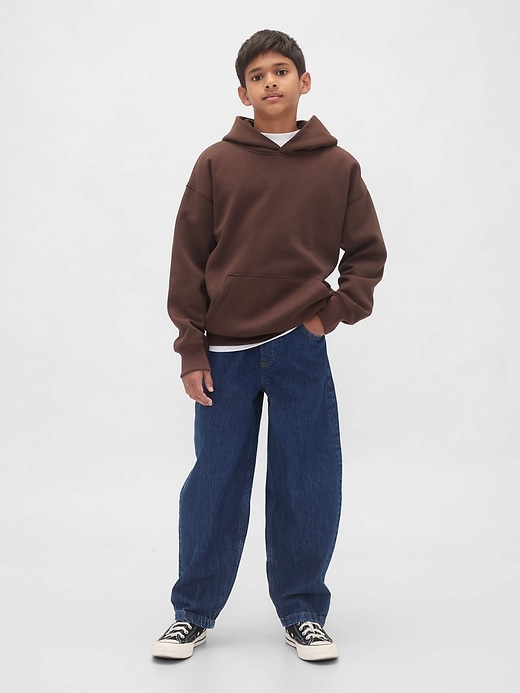 felpa con cappuccio rilassata vintagesoft per bambini