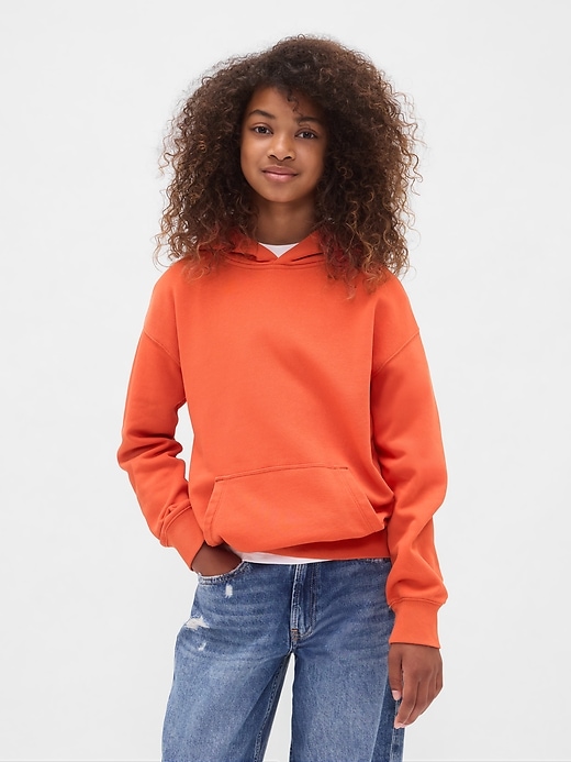 felpa con cappuccio rilassata vintagesoft per bambini
