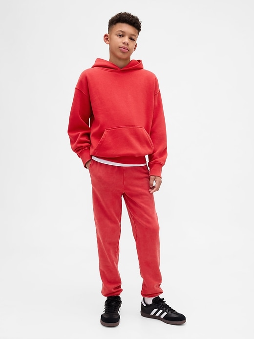felpa con cappuccio rilassata vintagesoft per bambini