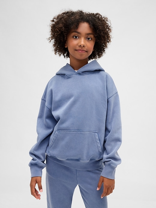 felpa con cappuccio rilassata vintagesoft per bambini