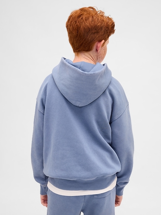felpa con cappuccio rilassata vintagesoft per bambini